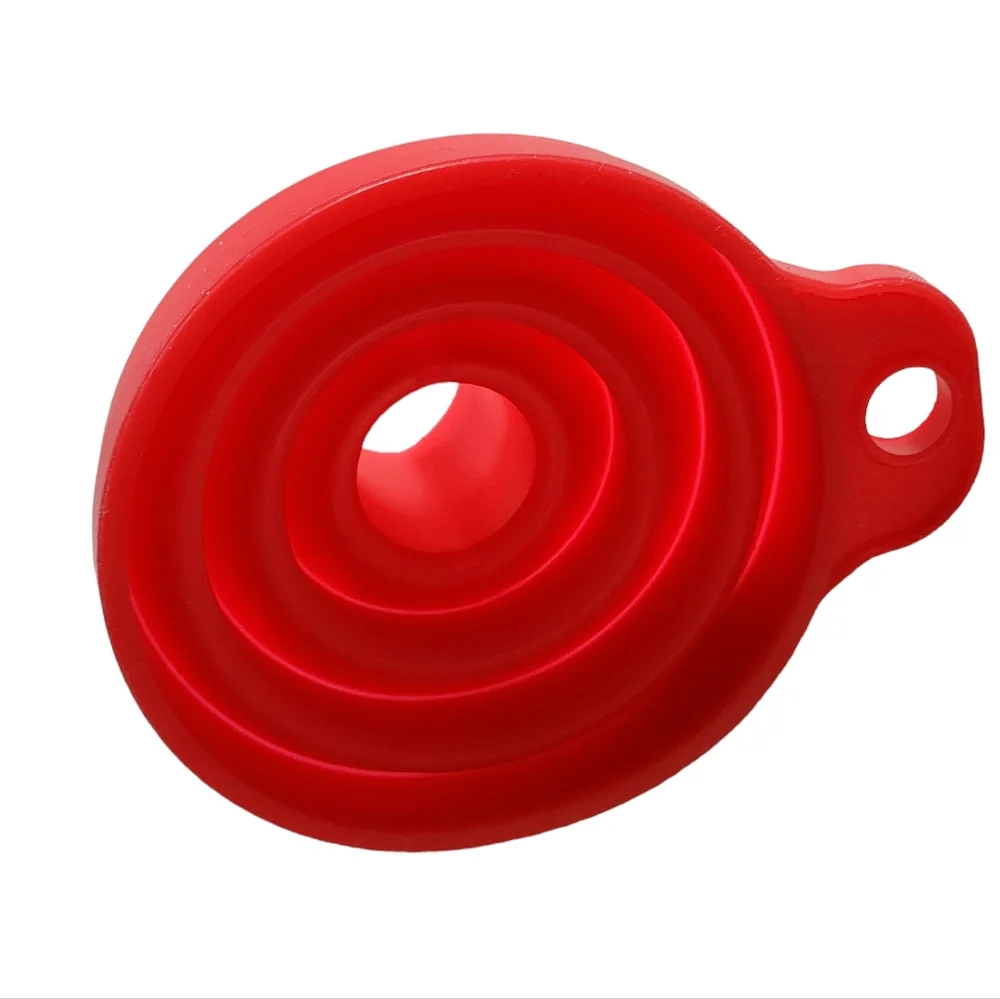 Set of 3 Small Silicone Collapsible Funnels Kitchen Tools - Picture 9 of 10